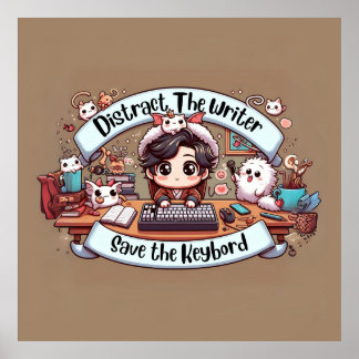 Affiche Charming Chaos : Les maux de l'écrivain