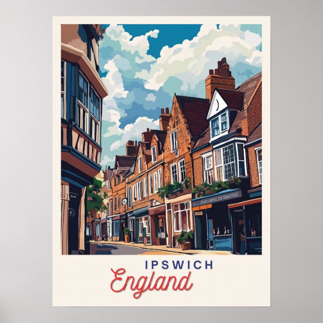 Affiche Charming Ipswich Angleterre (Devant)