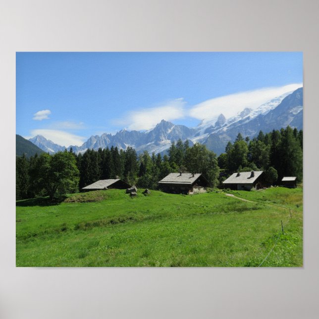 Affiche Charousee French Alps Huts (Devant)