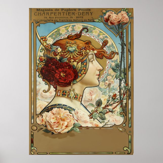 Affiche Charpentier par Louis Theophile - Art Nouveau (Devant)