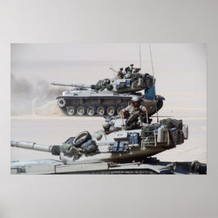 Affiche Chars de combat principaux M60 Patton