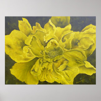 Affiche Chartreuse Green Peony