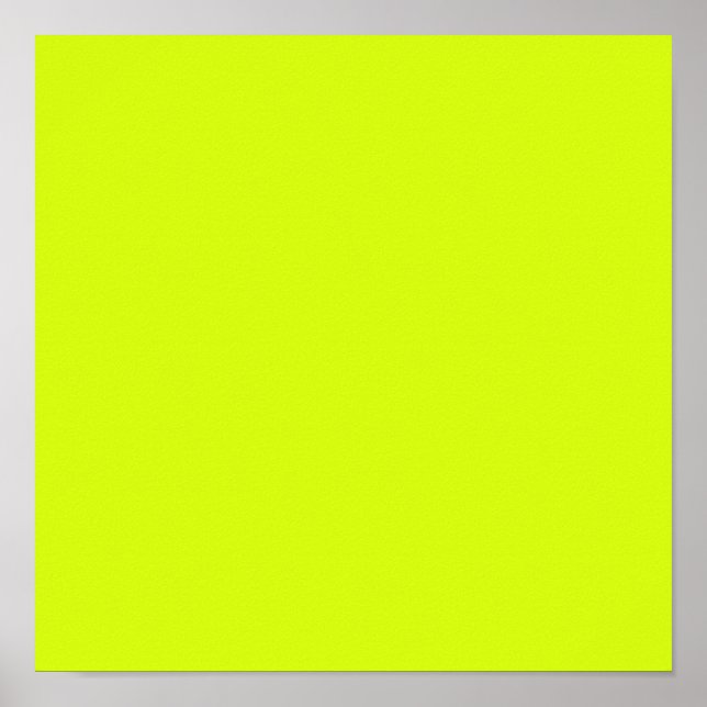 Affiche Chartreuse Jaune (couleur unie) (Devant)