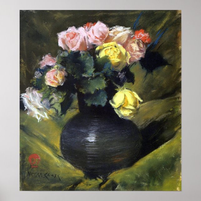 Affiche Chase - Fleurs, 1883 (Devant)