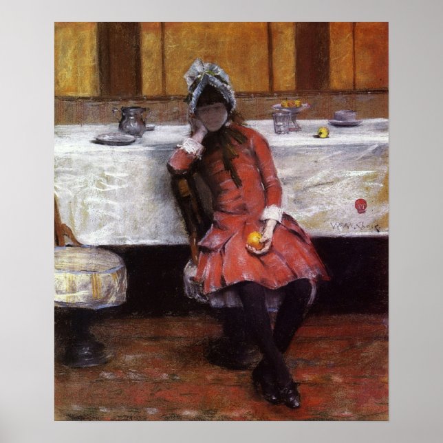 Affiche Chase - Jeune Fille Sur Ocean Steamer 1883 (Devant)