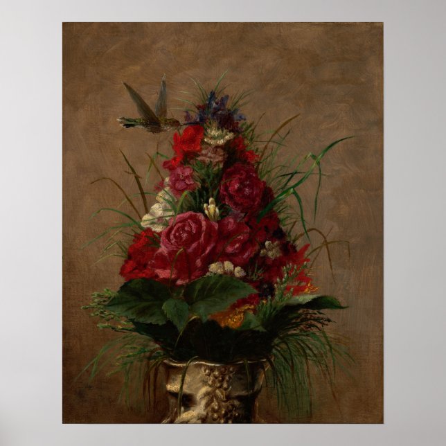 Affiche Chase - Nature morte avec colibri (Devant)