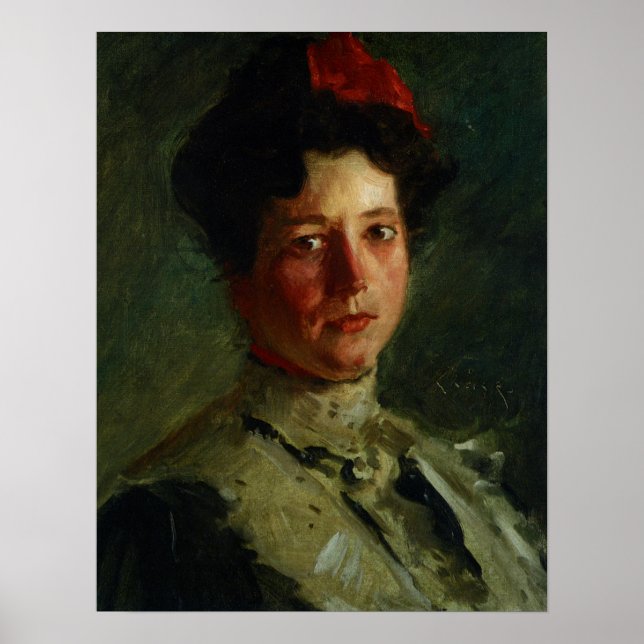 Affiche Chase - Portrait De Martha Walter 1908 (Devant)