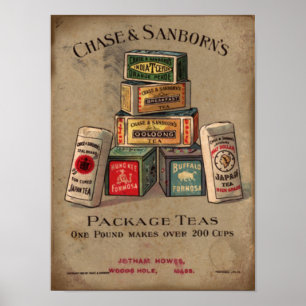Affiche Chase & Sanborn's Tea
