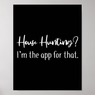 Affiche Chasse à la maison Je suis l'application pour cett