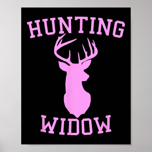 Affiche Chasse À La Veuve - Chasseur De Femme De Cerf (Devant)