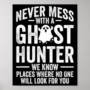 Affiche Chasse à l'évp paranormal Aventures du chasseur fa