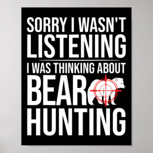 Affiche Chasse À L'Ours En Alaska