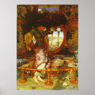 Affiche Chasse à William Holman Madame de Shalott