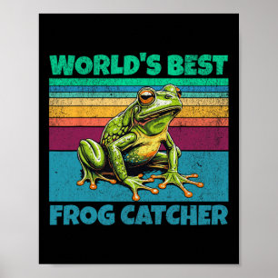 Affiche Chasse Amphibienne amusante pour le meilleur attra