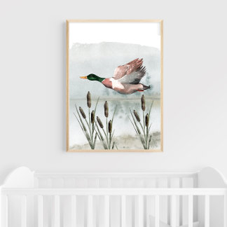 Affiche Chasse au canard Nourriture murale Art
