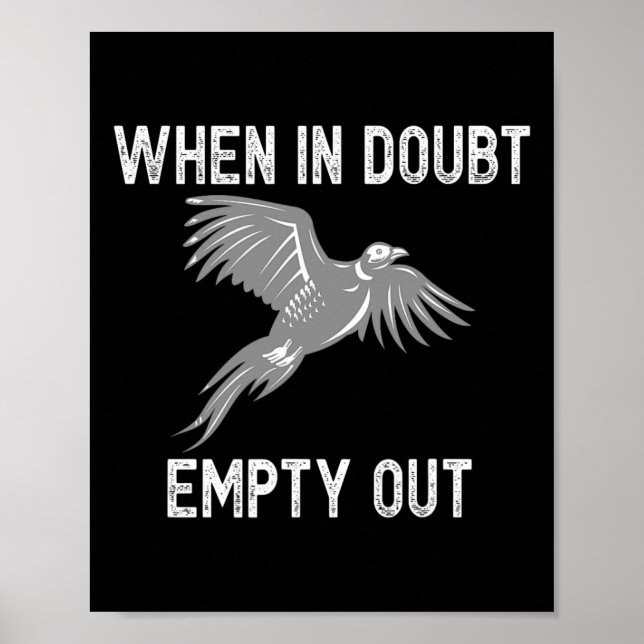 Affiche Chasse au faisan drôle - Grand Chasseur Sarcastiqu (Devant)