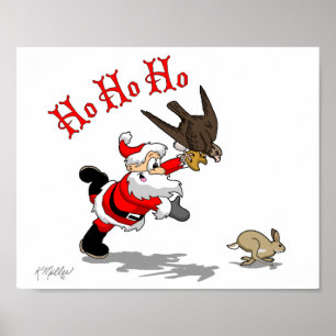 Affiche Chasse au Père Noël