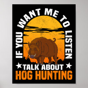 Affiche Chasse au porc Chasse au porc Chasse au porc 1