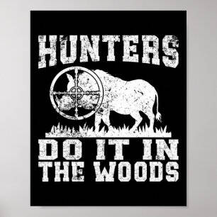 Affiche Chasse au porc Sauvage Hog Boar Feral Pig Hunter H