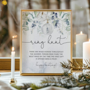 Affiche Chasse aux cernes d'eucalyptus d'hiver