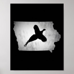 Affiche Chasse aux faisans de l'Iowa