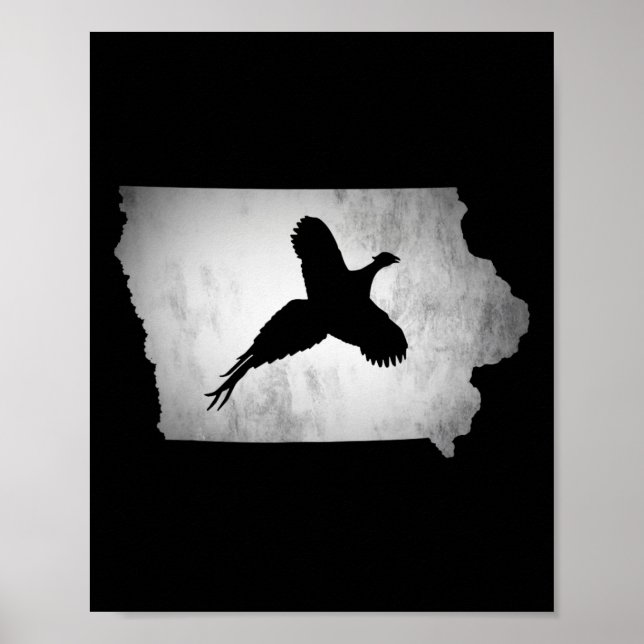 Affiche Chasse aux faisans de l'Iowa (Devant)