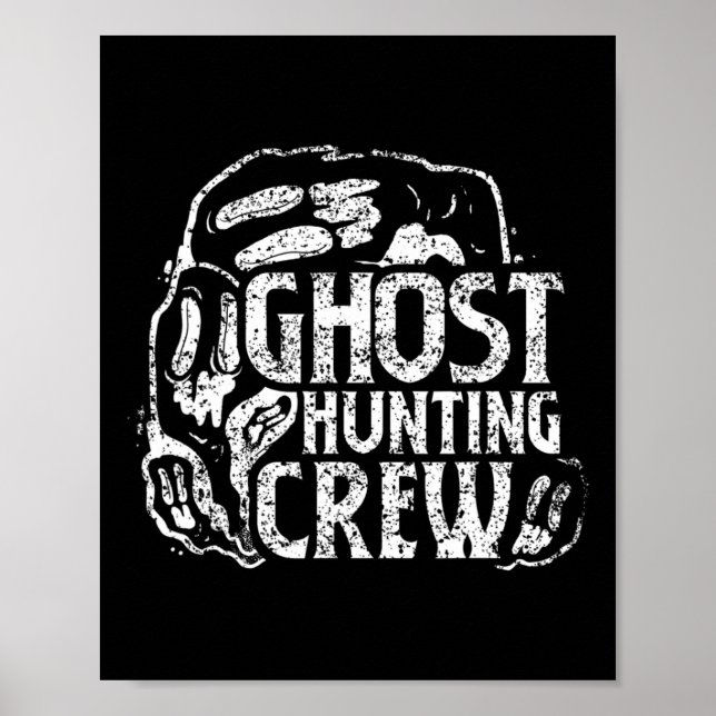 Affiche Chasse aux fantômes Crew Ghosts Hunt Hunter (Devant)
