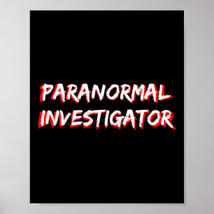Affiche Chasse aux fantômes d'Halloween Enquêteur paranorm
