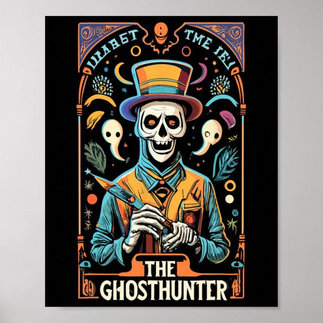 Affiche Chasse Aux Fantômes Pour Enquêteur Paranormal (Devant)