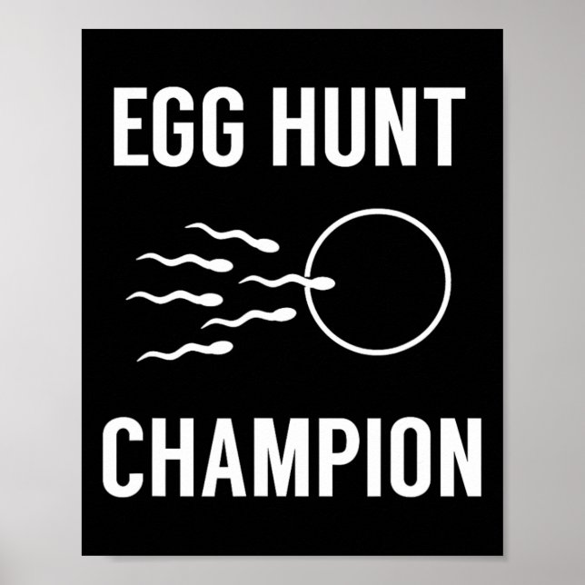 Affiche Chasse aux oeufs Champion Amusement Papa Pâques Gr (Devant)