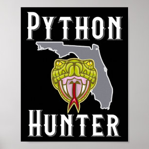 Affiche Chasse aux pythons envahissants en Floride