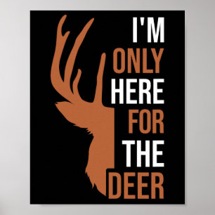 Affiche Chasse Chasse Chasse Deer Chasse Buck Elk Antlers