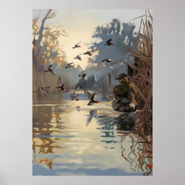 Affiche Chasse début de saison chasse que j'ai parlé (Devant)