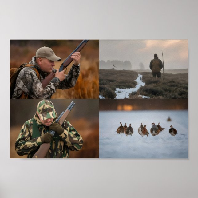 Affiche Chasse début de saison chasseur de primes (Devant)