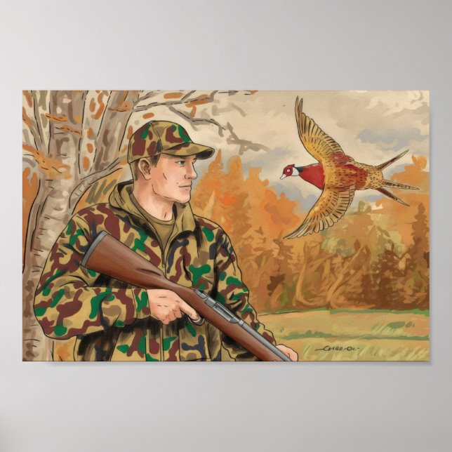 Affiche Chasse début de saison chasseur de primes (Devant)