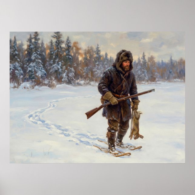 Affiche Chasse d'hiver (Devant)