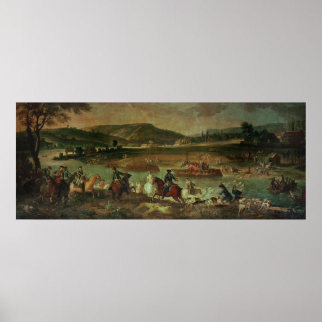 Affiche Chasse en forêt à Compiegne (Devant)