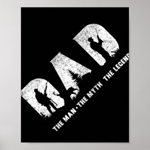 Affiche Chasse Papa L'Homme Le Mythe Le Père De La Légende