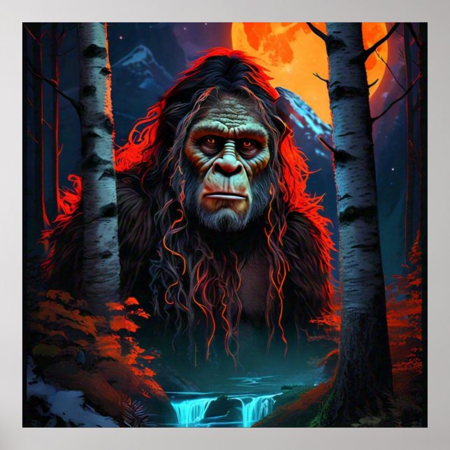 Affiche Chasse Sasquatch Moonlit (Devant)