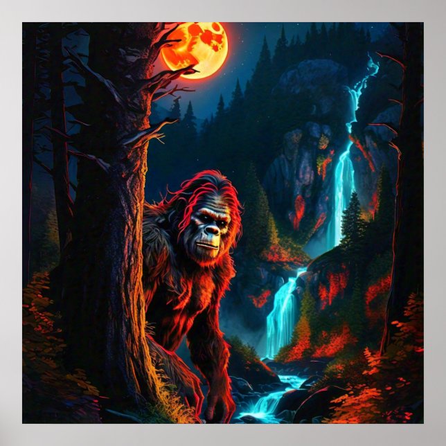 Affiche Chasse Sasquatch Moonlit (Devant)