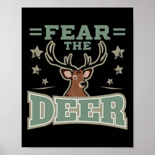 Affiche Chasse Ventilateur Cerf Craindre Cadeau Pour Un Ar
