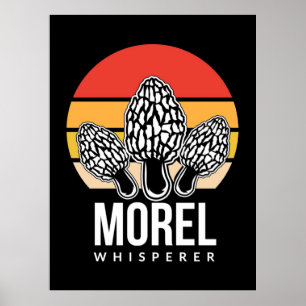 Affiche Chasseur de champignons Morel Whisperer