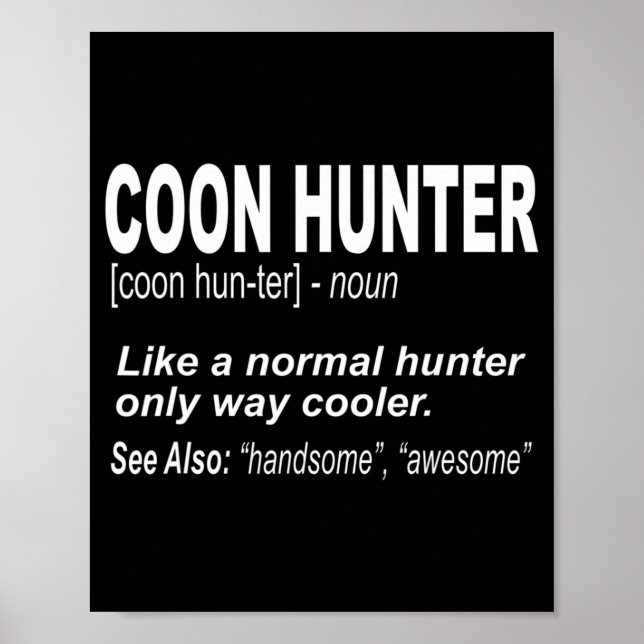Affiche Chasseur de cocons pour les gens qui chassent des  (Devant)