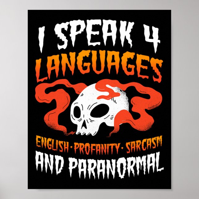 Affiche Chasseur de fantômes Chasse paranormale Evp Esprit (Devant)