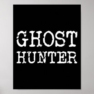Affiche Chasseur de fantômes Paranormal Enquêteur Hallowee