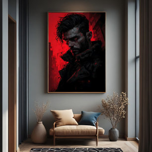 Affiche Chasseur de Sang Portrait Sombre
