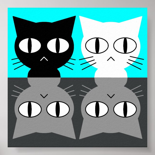 Affiche chat (Devant)