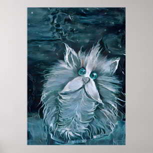 Affiche Chat 1 - Vous regarder