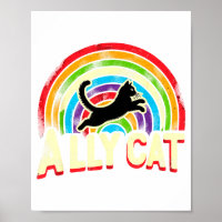 Chat allié Fierté LGBT Chat
