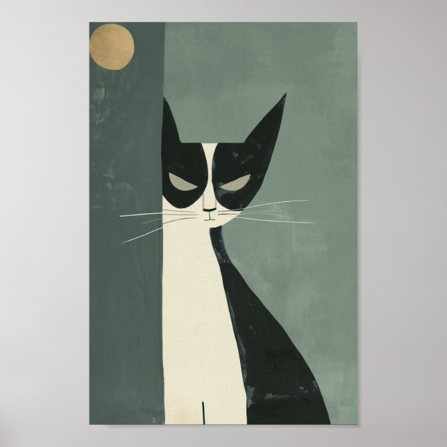 Affiche Chat Boho (Devant)